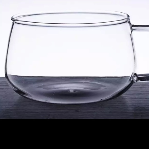 6 PCS Clear glass tea cups - Picture 4 of 6